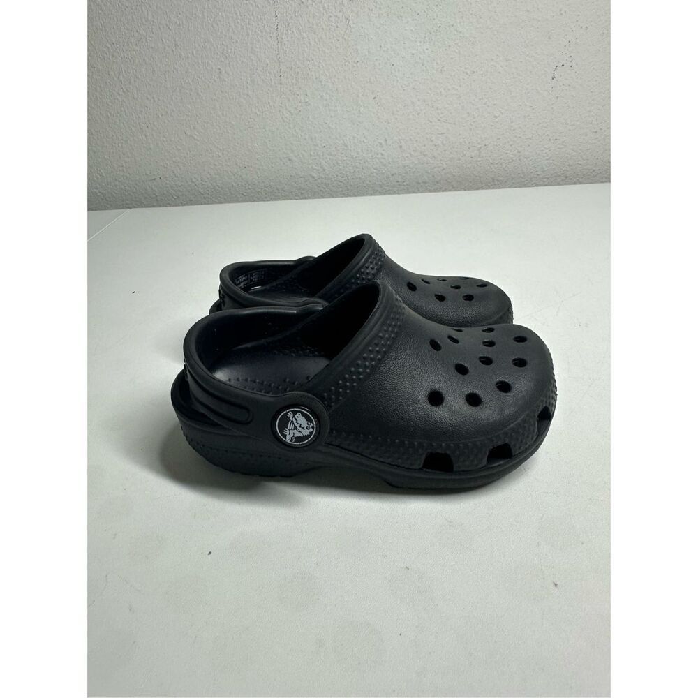 Crocs Classic Clog Size C7 Black 206990-001 Unisex Little Kids